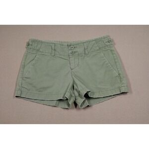 Women's Vintage Y2K Short Shorts- Green - Size 0